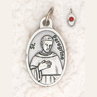25-Pack - St Peregrine Pendant with Third Class Relic on back