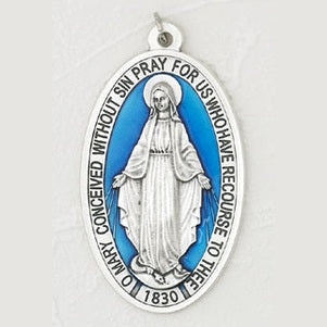 3-1/2" Miraculous Wall Medal Enamel