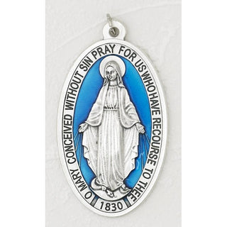 3-1/2" Miraculous Wall Medal Enamel