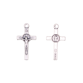 25-Pack - Italian Silhouette Bracelet Pendant - Saint Benedict