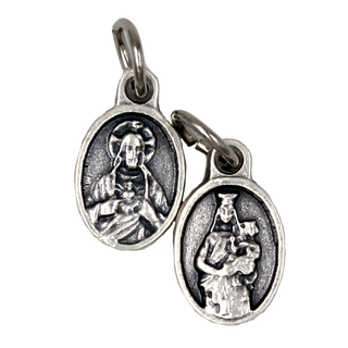 Bulk Sacred Heart Oval Bracelet Medals