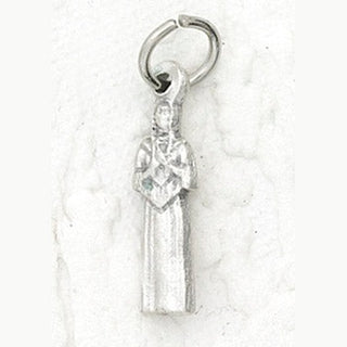 25-Pack - Blessed Kateri Charm- Silver Plated
