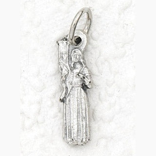 25-Pack - St Joan of Arc Charm- Silver Plated