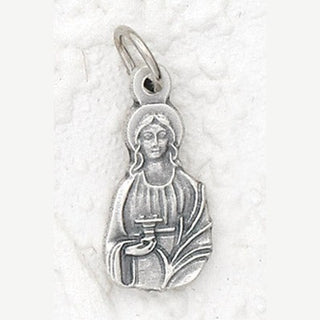 25-Pack - St Lucy Charm- Silver Plated