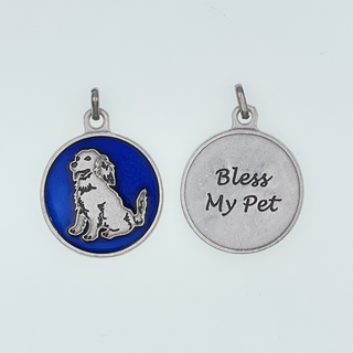 Bulk Bless My Pet Medals - Blue Dog