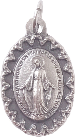 Scalloped Framed Miraculous Medal - Pack of 25