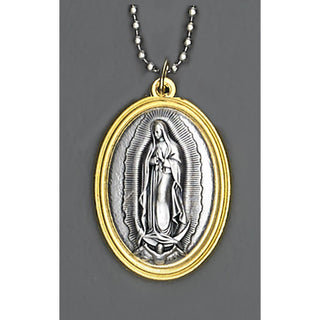 6-pack - Auto Jewelry - Two Tone Lady of Guadalupe