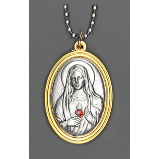 6-pack - Auto Jewelry - Two Tone Immaculate Heart