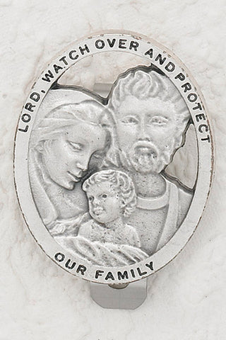 3-Pack - CAR VISOR- Holy Family with Angel