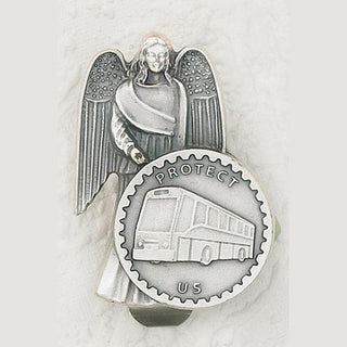 3-Pack - Auto - Visor Clip Bus with Angel