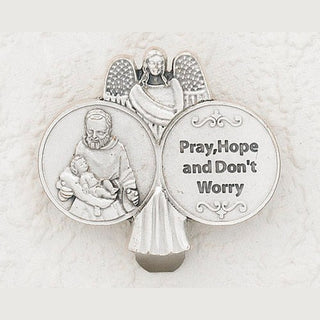 3-Pack - Padre Pio Visor Clip
