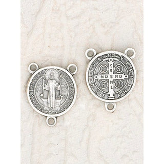 25-Pack - 3/4" St Benedict Rosary Center for Rosary