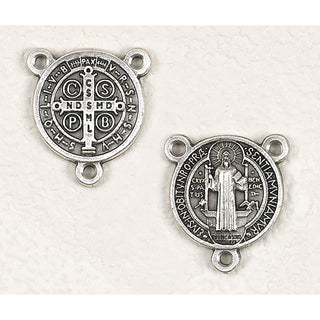 25-Pack - 3/4" St Benedict Rosary Center for Rosary