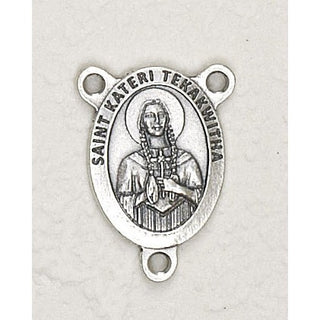 25-Pack - Oval St Kateri with Rosary Center