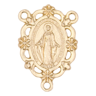 Bulk Deluxe - Gold Tone Miraculous Rosary Center