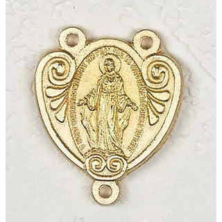 Bulk Gold Tone Miraculous Rosary Center