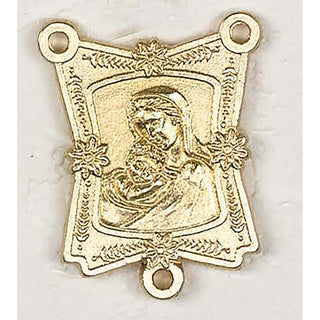 Bulk Gold Tone Elegant Mother and Child Rosary Center