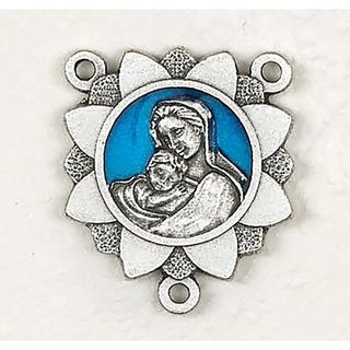 Bulk Enameled Sunflower Mary and Child Center