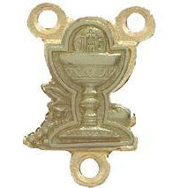 Bulk Gold Tone 3/4 Inch Chalice Rosary Center