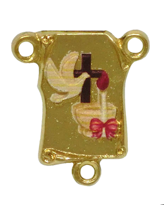 Bulk UV Confirmation Center, Gold tone, 3/4 inch