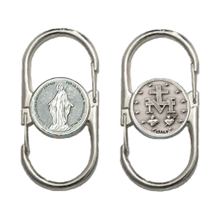 6-pack - Miraculous Silver-Tone Belt Loop/Clip on Keyring