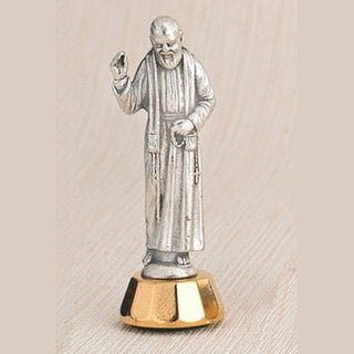 6-Pack - Saint Padre Pio Adhesive 3-inch Mini Statue