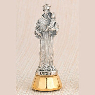6-Pack - Saint Anthony Adhesive 3-inch Mini Statue