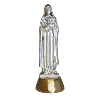6-Pack - St. Therese of Lisieux Mini Statue with Adhesive Base