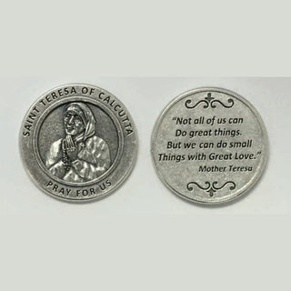25-Pack - Religious Coin Token - Saint Teresa-