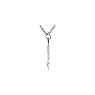 Sterling Silver 15x11 mm Oval St. Christopher 18" Necklace