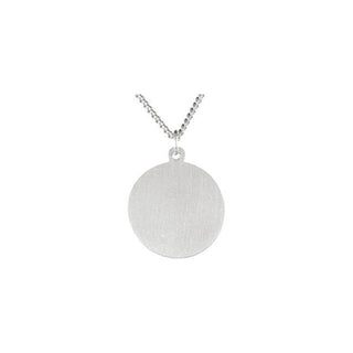Sterling Silver St. Michael Medal 18" Necklace