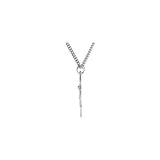Sterling Silver 24.6x21 mm St. Michael Medal 24" Necklace 