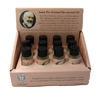 24-Pack - Saint Pio of Pietrelcina Devotional Oil Frankincense Scent