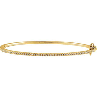 14K Yellow 1/2 CTW Natural Diamond PavÃ©' 7" Bracelet