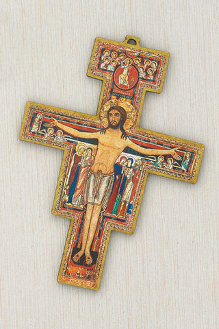 Fiberglass San Damiano Cross- 8 inch