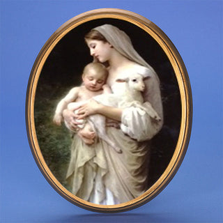 Oval Picture L'Innocense The Innocence - 17 Inch