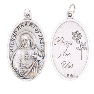 25-Pack - 1-1/2 inch Sacred Heart Pendant