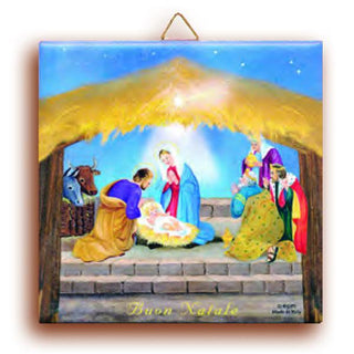 3-pack - Nativity Terracotta Wall Tile