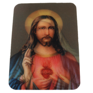 Bulk Immaculate Heart/Sacred Heart - Holographic 3D Cards