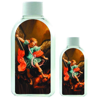 Large Plastic Holy Water Bottle - Saint Michael 12-pack
