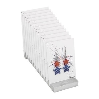 24-Piece Set Patriotic Earrings With Display