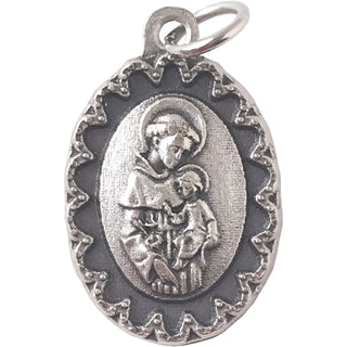 Bulk Saint Anthony Medals with Scalloped Frame