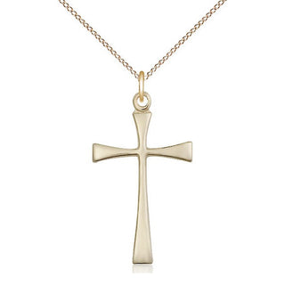 14kt Gold Filled Maltese Cross Medal Catholic Jewelry