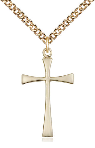 14kt Gold Filled Maltese Cross Medal Catholic Jewelry