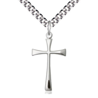 Pewter Maltese Cross Medal Catholic Jewelry