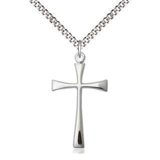 Pewter Maltese Cross Medal Catholic Jewelry