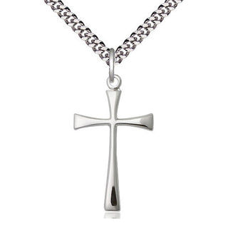 Pewter Maltese Cross Medal Catholic Jewelry