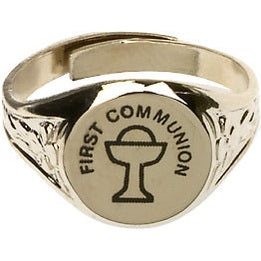 Gold Plated Communion Ring