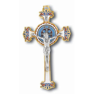 5" Colored St Benedict Cross Boxed