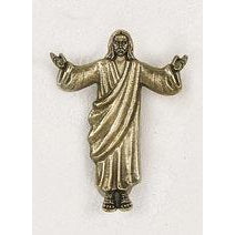 3-pack - Risen Christ Brass Tone Visor Clip